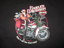 2007 HARLEY DAVIDSON MOTOR CYCLES N. JUDSON, IN (XL) Shirt WHO SANTA's BAD LIST? picture