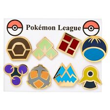 Pokemon Cartoon Anime All 8 Sinnoh Gym Badges from Generation Gen 4 for Cosplay picture