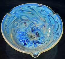 Ashtray Fumed Glass Handmade Hand Blown Collectible Artwork Smoking   picture