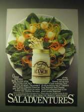 1989 T. Marzetti's Fresh Buttermilk Ranch Dressing Ad - Saladventures picture