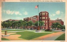Vintage Postcard 1939 Western Pennsylvania Hospital & Nurses Home Pittsburgh PA picture