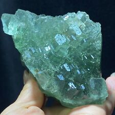 570g Natural Green Breast Shape Fluorite Mineral Specimen/Zhejiang China picture