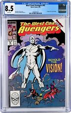 West Coast Avengers #45 CGC 8.5 (Jun 1989, Marvel) John Byrne, 1st White Vision picture