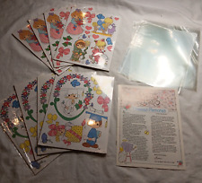 Precious Moments Scrapbooking Paper Cut Outs Stationary Book Lot of 8 Packs picture