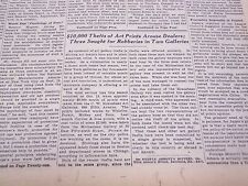 1931 OCTOBER 20 NEW YORK TIMES - 10,000 MOURNERS PASS EDISON'S BIER - NT 5013 picture
