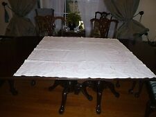 Vintage Kate Greenaway Tablecloth Hand Embroidered Children Cakes Knickers picture