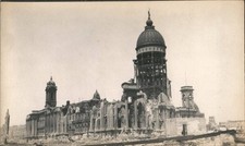 1906 Quake San Francisco, California CA Francisco Earthquake City Hall Larkin St picture