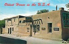 OLDEST HOUSE IN THE USA ANALCO PUEBLO NEW MEXICO POSTCARD picture