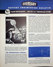 EVEREADY TRADE-MARK  BATTERY ENGINEERING BULLETIN  NO.5 1957 REVISION  FLASH picture