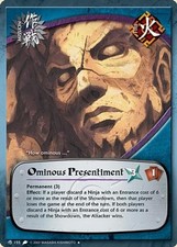 Ominous Presentiment (M-155) - FOIL - Revenge and Rebirth - Naruto CCG picture