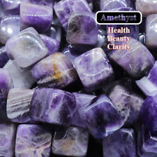 Natural Stone Cube Polished Healing Love Quartz 5/8