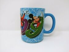 2009 DISNEY Pixar Large Embossed 3D Coffee Mug Cup Mickey Minnie Goofy Pluto picture