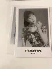 SUMIN Official Postcard STAYC Album STEREOTYPE Kpop Authentic picture