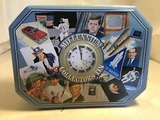 Vintage 1999 Millennium Collectors Candy Tin, EUC Year 2000 JFK, History USA picture