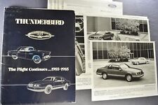 1985 Ford Thunderbird 30th Anniversary Media/Press Info Kit Excellent Original picture