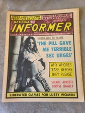 October 25 1970 Informer Tabloid Newspaper The Pill Gave Me Terrible Sex Urges picture