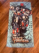Rare Transformers Graphic Beach Towel 54x29 Preowned picture