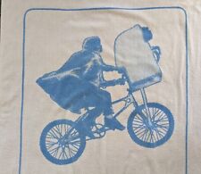 Vtg 80s E.T. Movie Extra Terrestrial Beach Towel Retro Phone Home As Is USA 1982 picture
