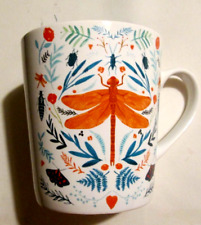 Focus On The Good Dragonfly Coffee Tea Mug Cup 18 Oz Ceramic By Fig & Fern EUC picture