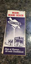 1964-65 SUNOCO Map Miami - Miami Beach (Lot 1291) picture