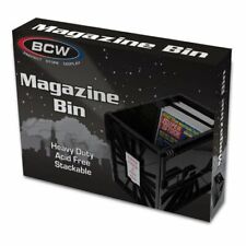 1 Case (5) BCW Magazine Document Bins Heavy Duty Acid Free Plastic Safe Storage picture