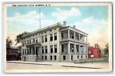 1929 Century Club Exterior Street Road Elmira New York Vintage Antique Postcard picture