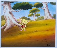 Pinky & the Brain Animation Art Original Production Cel 'Brainie the Pooh' picture