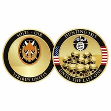 HUNTING ISIS IN THE MIDDLE EAST UNTIL THE LAST ONE SOJTF OIR CHALLENGE COIN picture