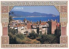 Greece,Macedonia Halkidiki,Mount Athos monastery Vintage Postcard ,old picture