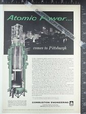 1958 AD for Combustion Eng Shippingport PA nuclear reactor atomic power plant picture