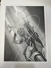Galactic and Silver Surfer by David Michael Beck - Original art picture