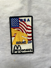 Boy Scouts Round Up McDonald's BSA Black Border Embroidered Patch picture