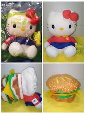 Hello Kitty Reversible Plush McDonald's FIFA 2002 Korea Big Mac New Sealed picture