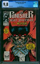 Punisher War Journal #6 ❄️ CGC 9.8 WHITE Pages ❄️ Wolverine Marvel Comic 1989 picture