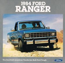 1984 FORD RANGER PickUp Truck Brochure with Color Chart: Pick Up, XL,XLT,XLS picture