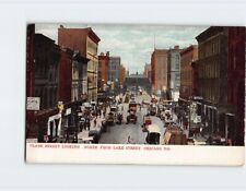Postcard Clark Street Looking North From Lake Street, Chicago, Illinois picture
