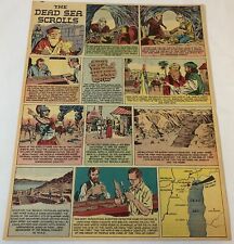 1957 cartoon page ~ THE DEAD SEA SCROLLS picture