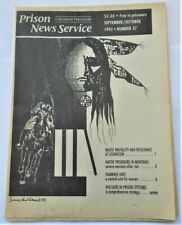 Prison News Service #37 Sept-Oct 1992 Radical Newspaper HIV/AIDS In Prison NAPAC picture