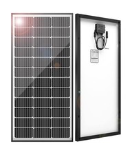 JJN 100 Watt Solar Panels, 10BB Monocrystalline 12V 100W Solar Panel, 23% Hig... picture
