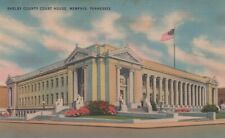 Shelby County Court House Memphis Tennessee Vintage Linen Post Card picture