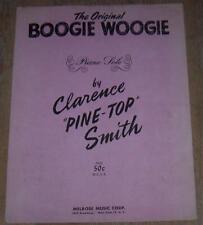Original Boogie Woogie Clarence Pine Top Smith 1939 Vintage Sheet Music picture
