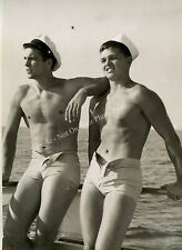 Shirtless Navy Gay Man Naked Homosexual Hot 1940s Vintage 5x7 Photo Print W013 picture