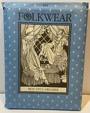 Folkwear Sewing Pattern 224 Beautiful Dreamer Gown Dress Size 6-20 Uncut 1983 picture