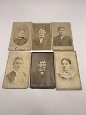 Antique Lot Of 6 Cabinet Card Portraits Men Women Pennsylvania picture