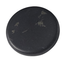 Shungite Stone EMF Protection Phone Sticker 19 mm Unpolished / 1 pk picture