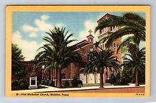 McAllen TX-Texas, First Methodist Church, Antique, Vintage Postcard picture