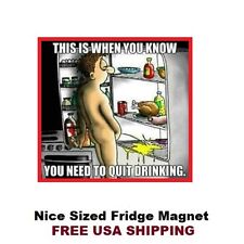 126 - Funny Alcohol Beer Drinking Fridge Refrigerator Magnet picture