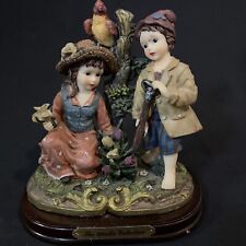 Figurine, The Mirella Collection Girl And Boy Planting Flowers picture