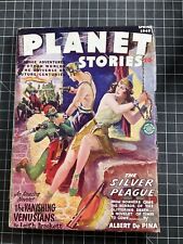 Planet Stories 1945 Spring.  The Vanishing Venusians by Leigh Brackett.  Pulp picture