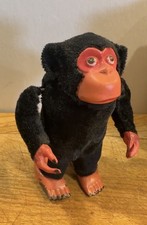 Wandering Chimpanzee Vintage Box & Mechanical Chimp with Illustrated Label picture